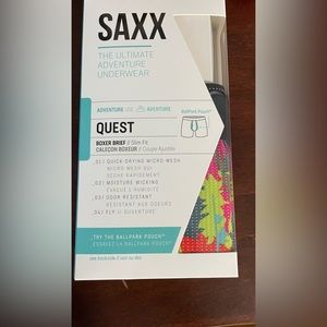 Saxx Quest Boxer Brief M NWT